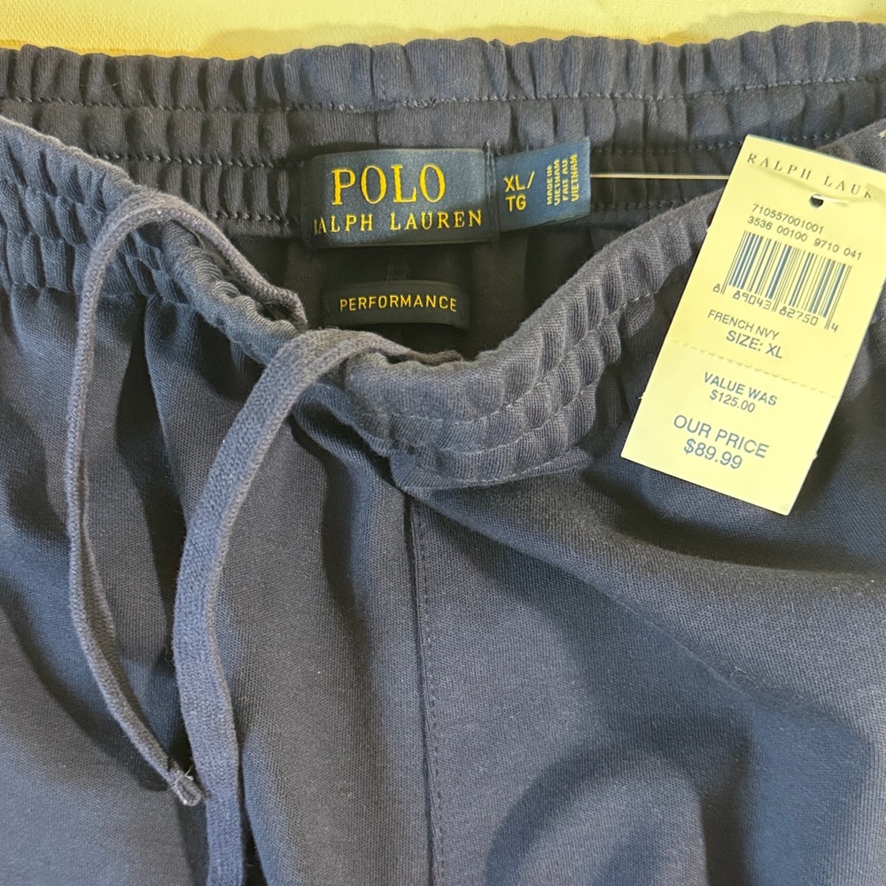 Polo by Ralph Lauren Navy Blue Track with Royal & White Stripes XL (NWT) - Picture 8 of 12
